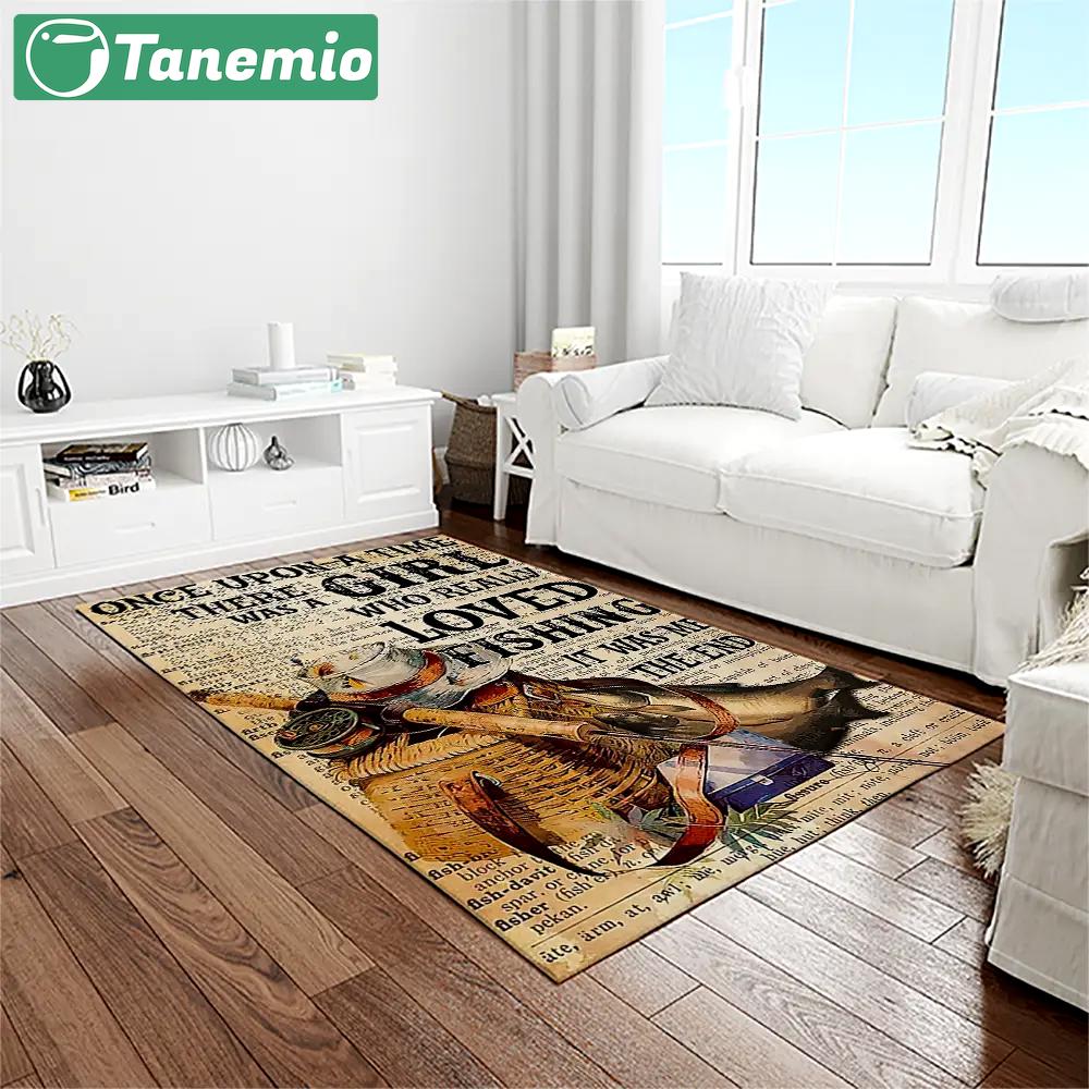 A letter to my dad, who love fishing with me quote area rug meaningful gift for father’s day 05 Rectangle Rug