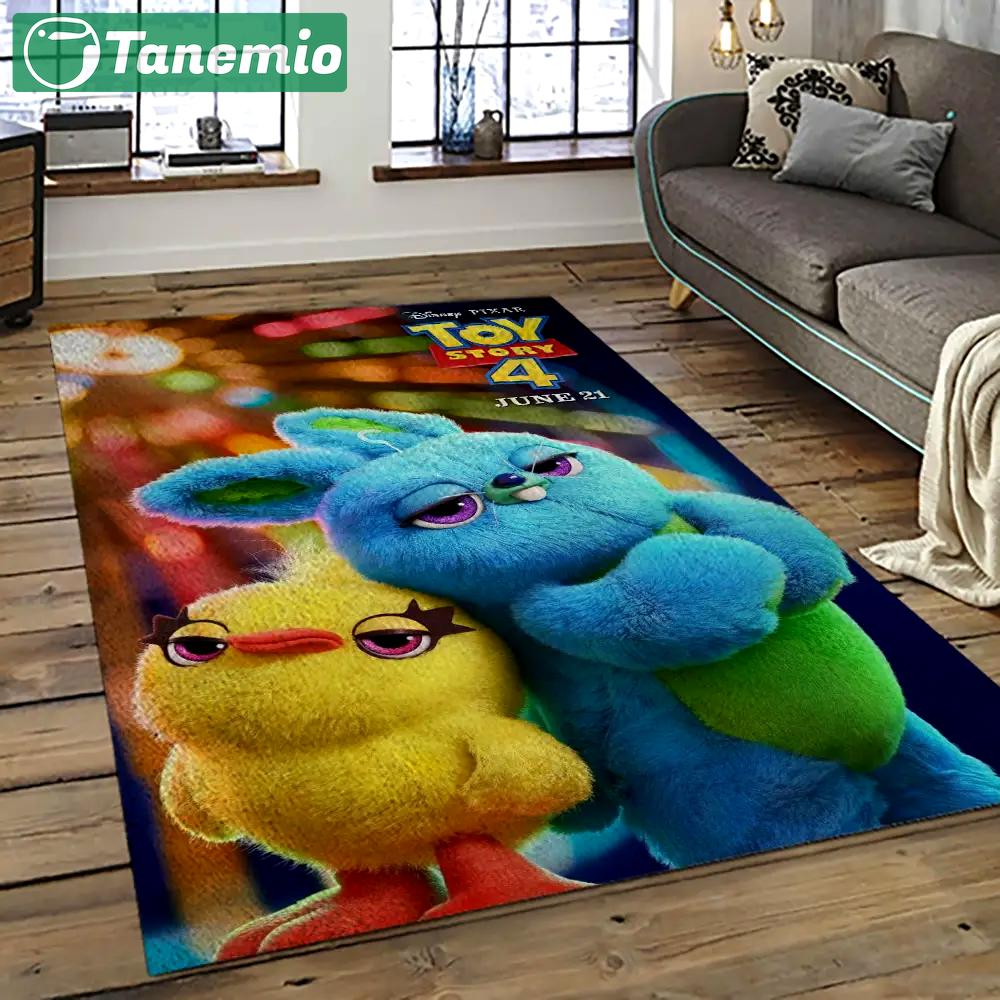 A toy story characters cartoon movie carpet rectangle area rug for living room bedroom decor ats08 Rectangle Rug