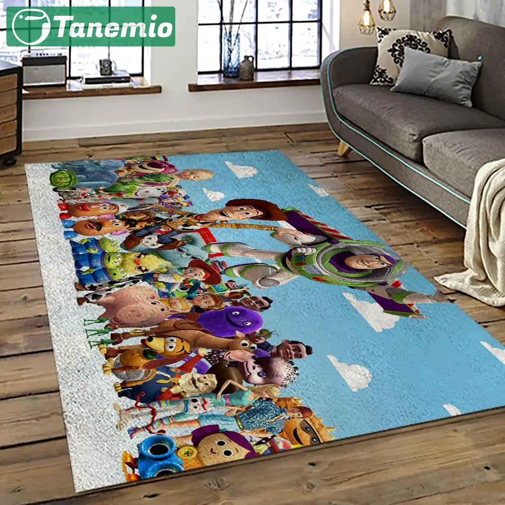 A toy story characters cartoon movie carpet rectangle area rug for living room bedroom decor ats30 Rectangle Rug