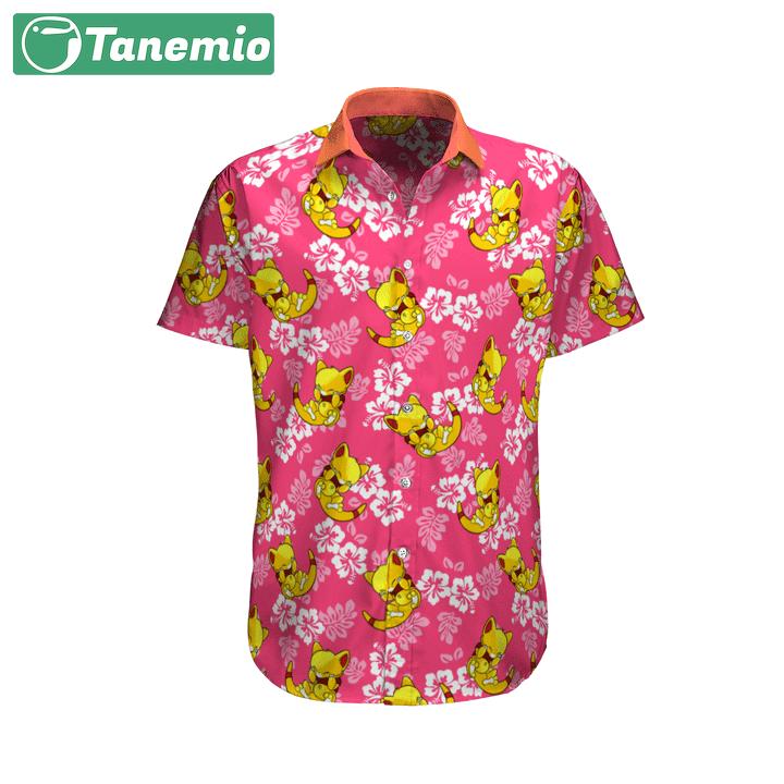 Abra pokemon summer hawaiian shirt Hawaii Shirt Shorts & Flip Flops