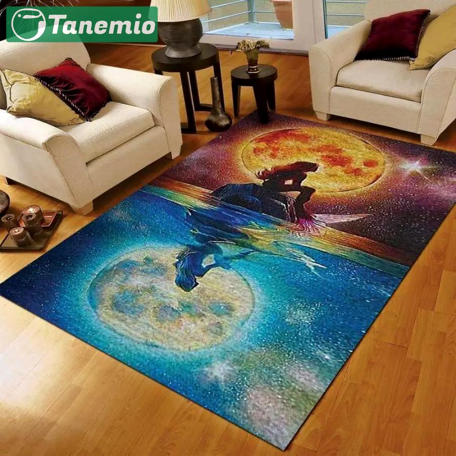 African girl ht090801m rug living room rug home decor Rectangle Rug