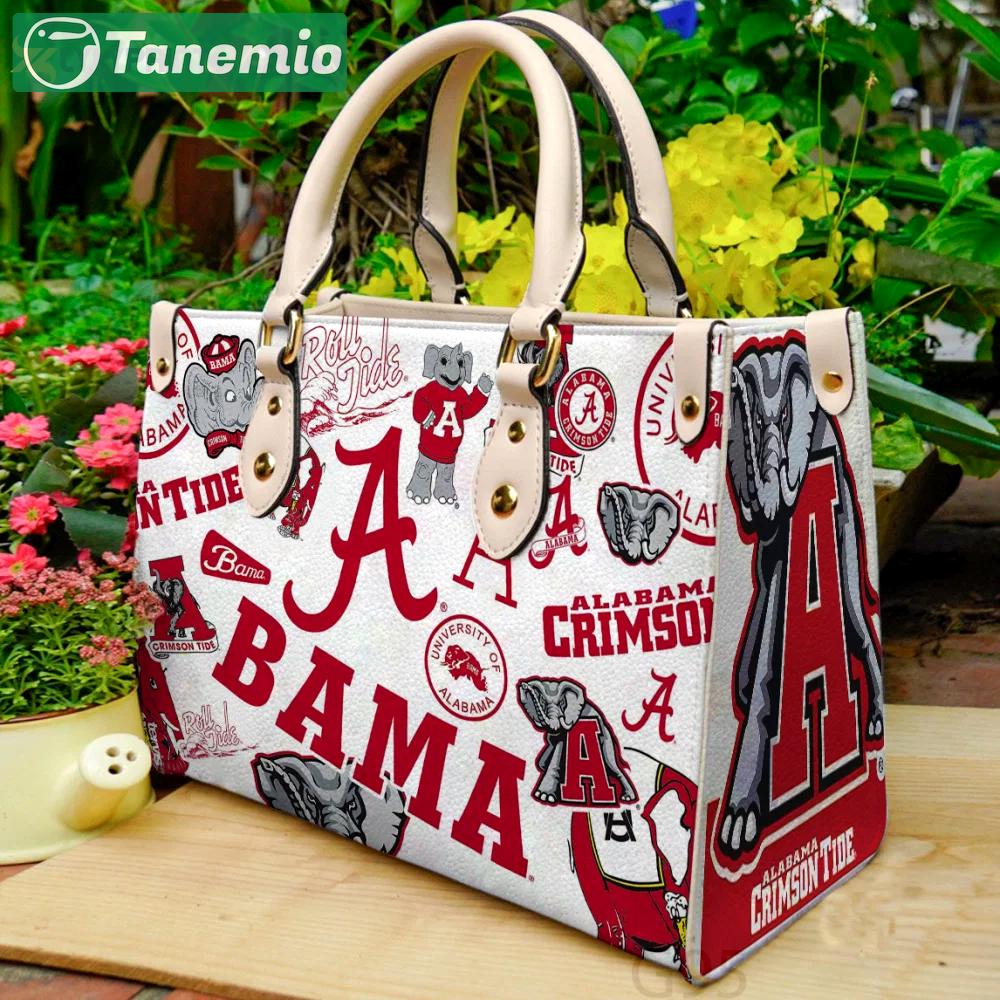 Alabama crimson tide 1a leather bag for women gift 4042 Women Leather Hand Bag