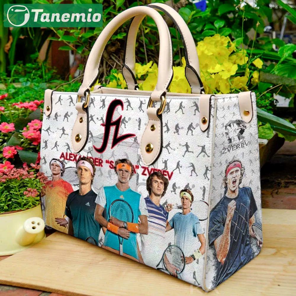 Alexander zverev leather handbag for women gift 2325 Women Leather Hand Bag