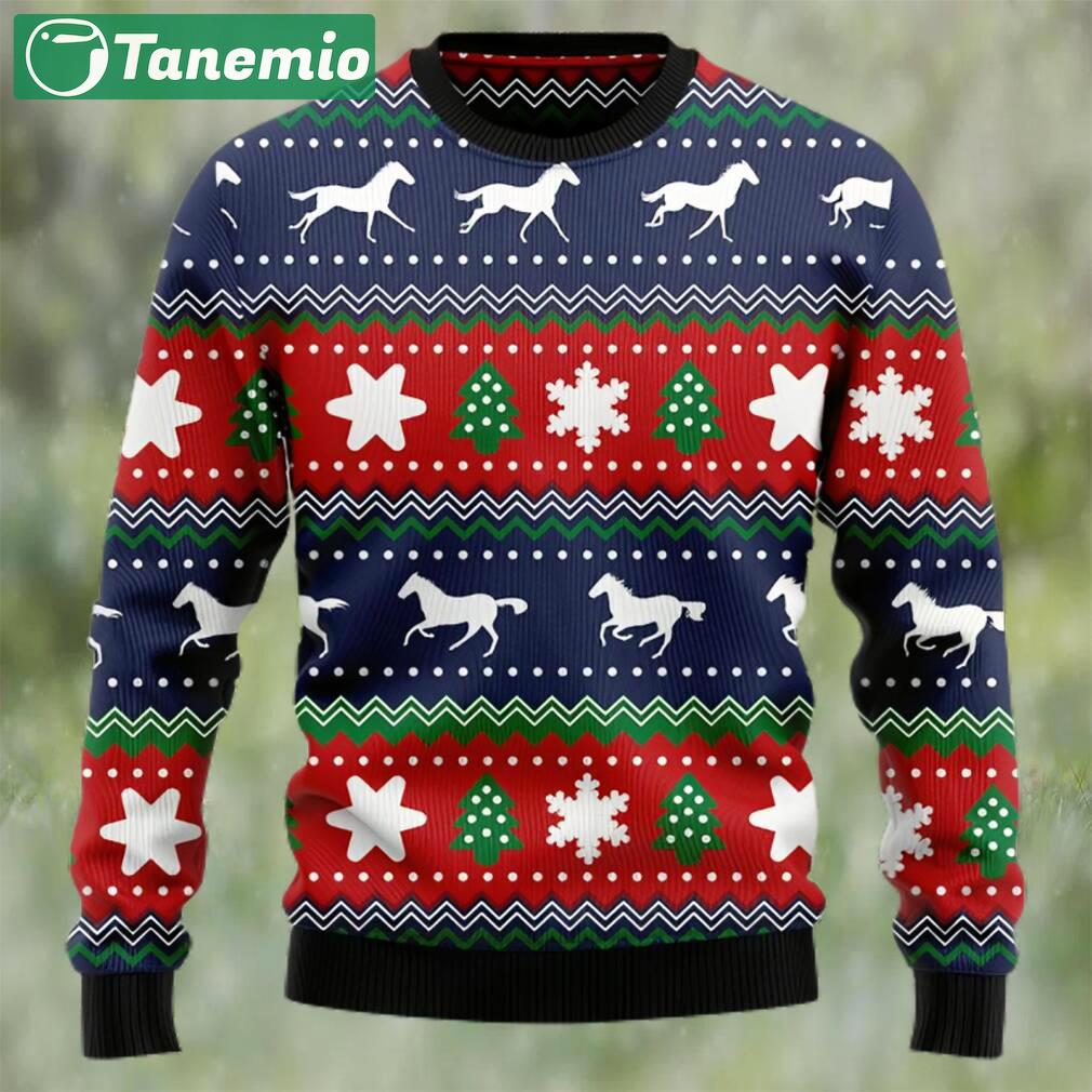 Amazing horses ugly christmas sweater Christmas Ugly Sweater