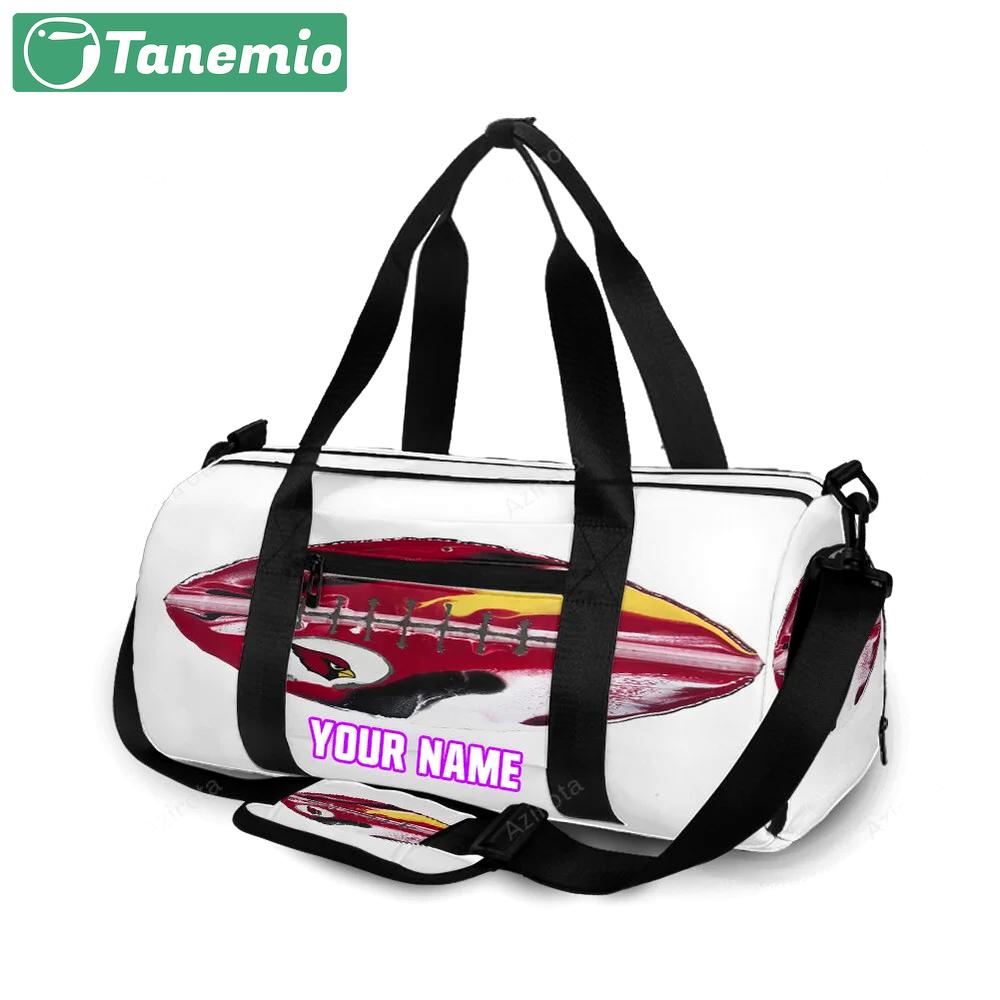 Arizona cardinals ball personalized name travel bag gym bag 1450 Travel Bag