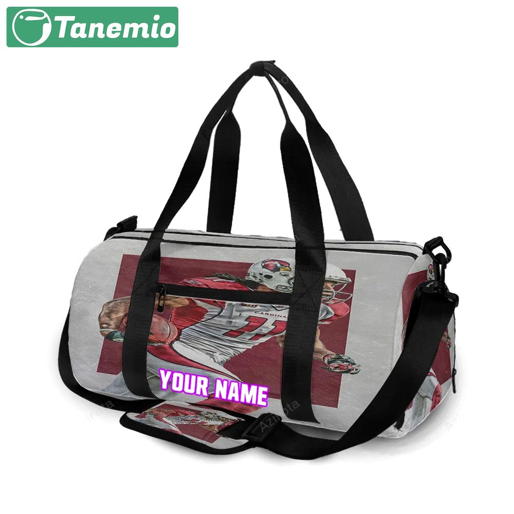 Arizona cardinals larry fitzgerald 11 personalized name travel bag gym bag 2059 Travel Bag