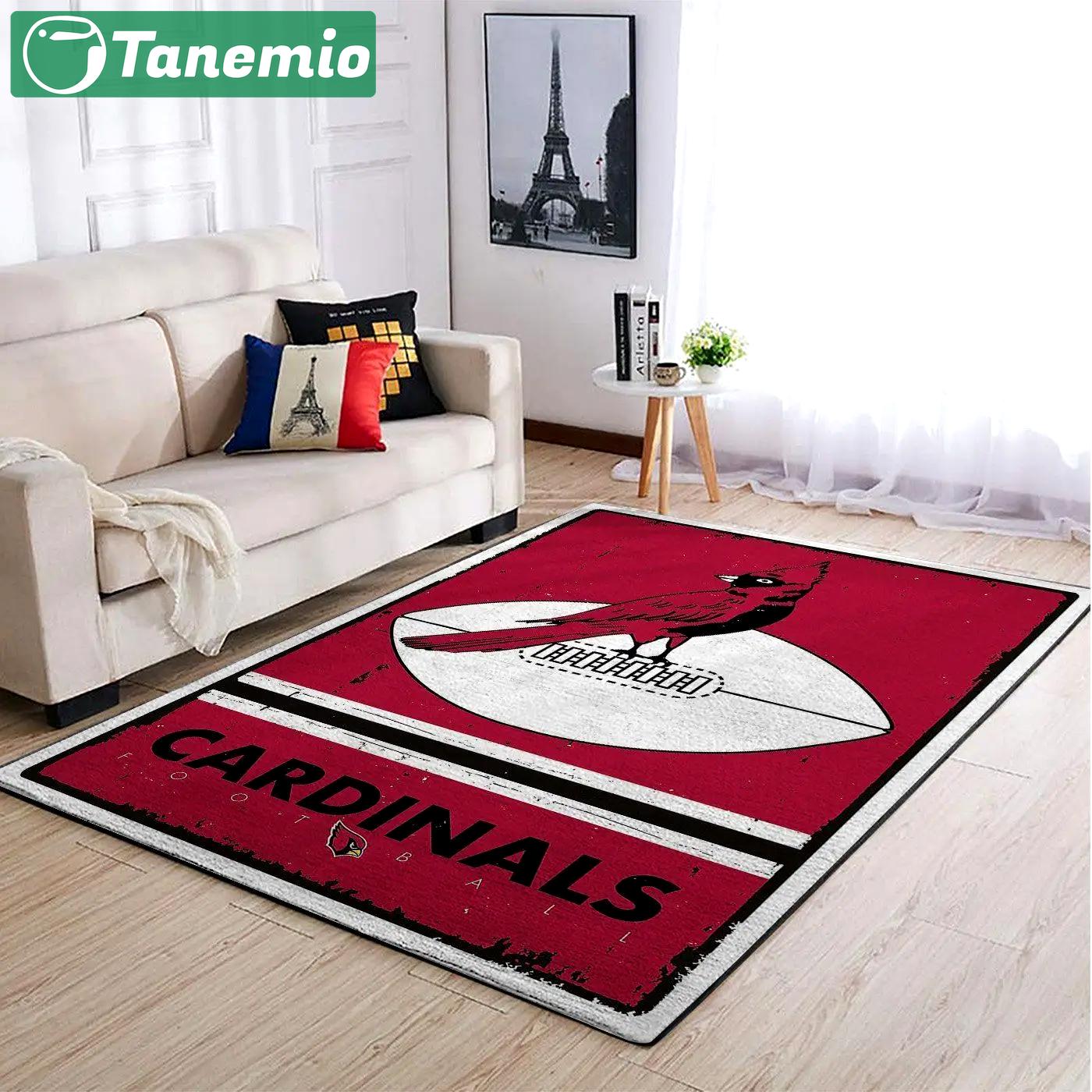 Arizona cardinals nfl area rugs living room carpet home decor Rectangle Rug