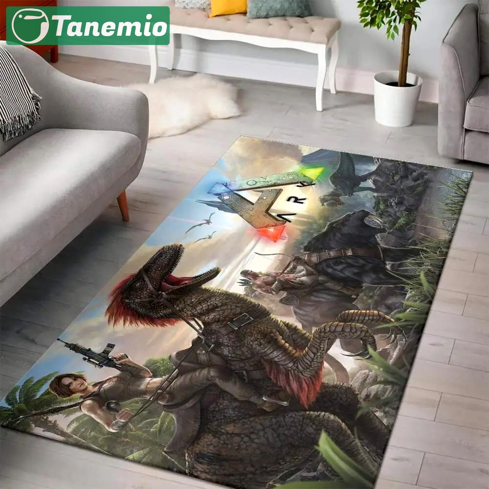 Ark survival evolved rug area rug living room carpet rug regtangle carpet floor decor home decor Rectangle Rug