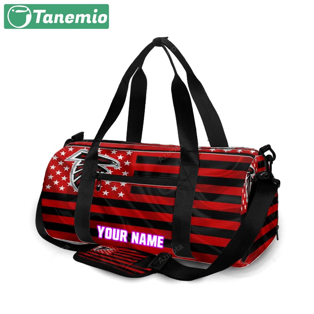 Atlanta falcons flag2 silk personalized name travel bag gym bag 1471 Travel Bag