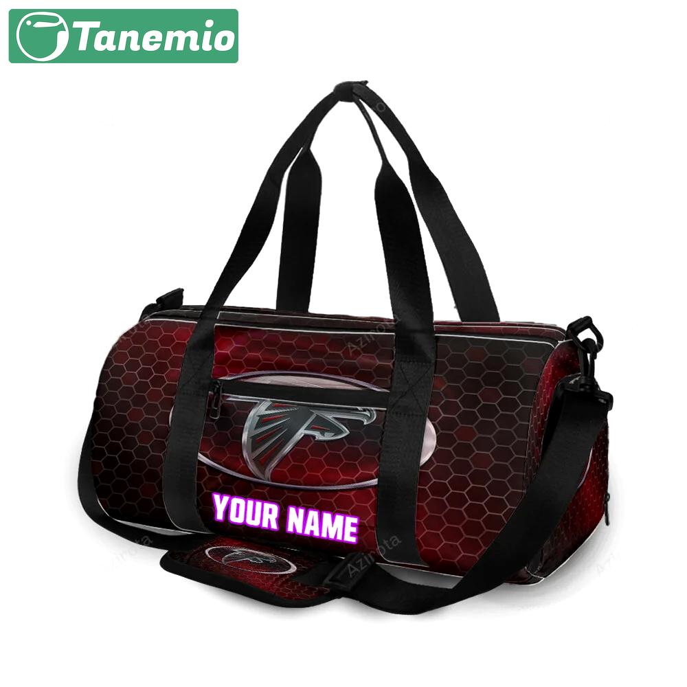 Atlanta falcons metal1 personalized name travel bag gym bag 205 Travel Bag
