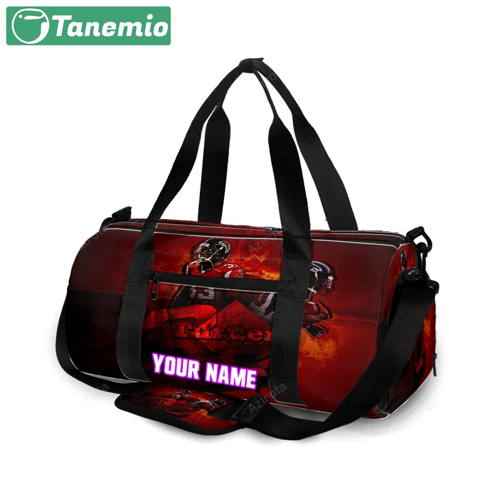 Atlanta falcons michael turner 33 personalized name travel bag gym bag 1069 Travel Bag