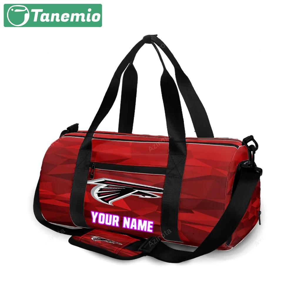 Atlanta falcons shape logo personalized name travel bag gym bag 1443 Travel Bag