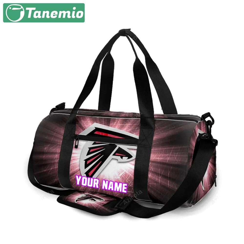 Atlanta falcons texture bright personalized name travel bag gym bag 245 Travel Bag