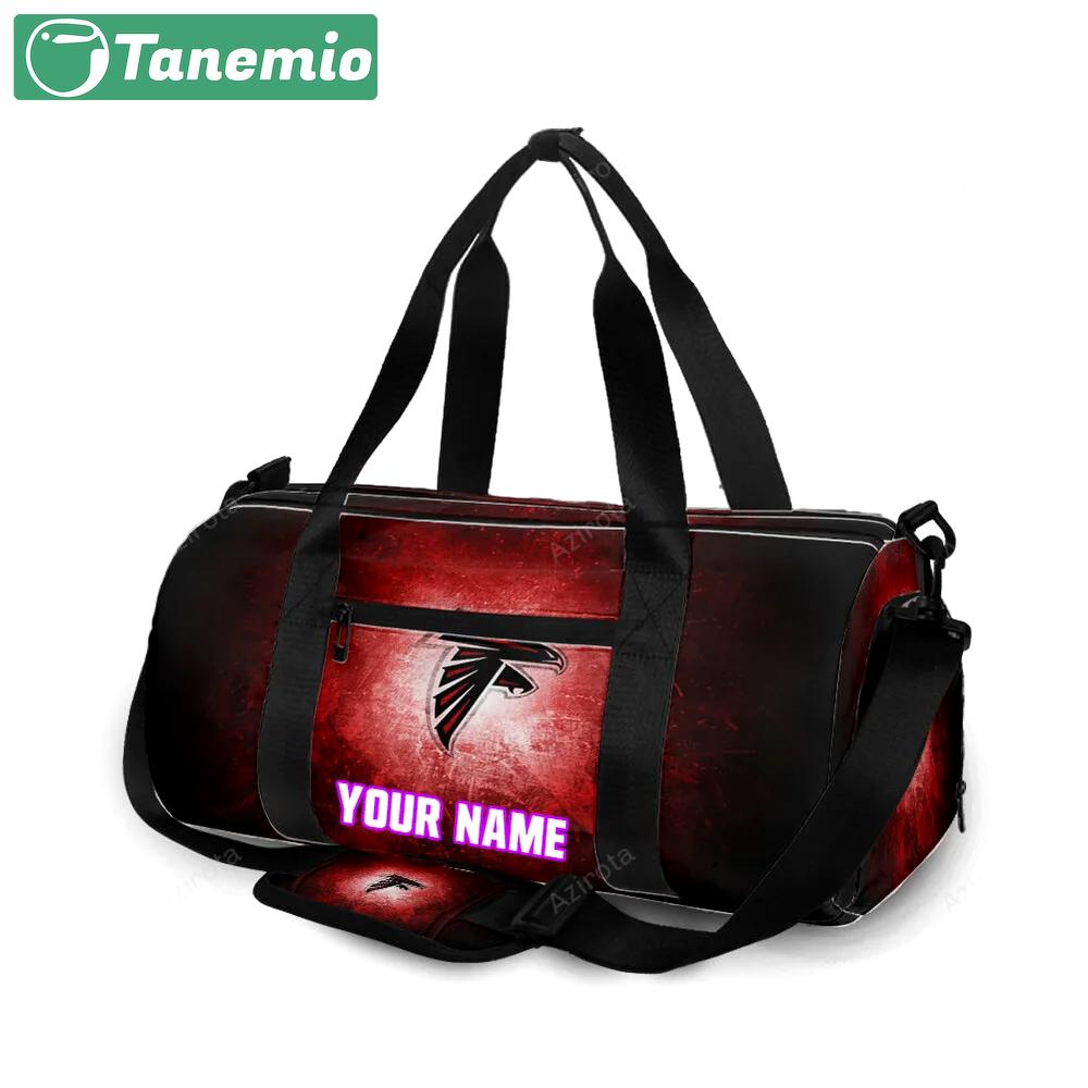 Atlanta falcons texture2 personalized name travel bag gym bag 1680 Travel Bag