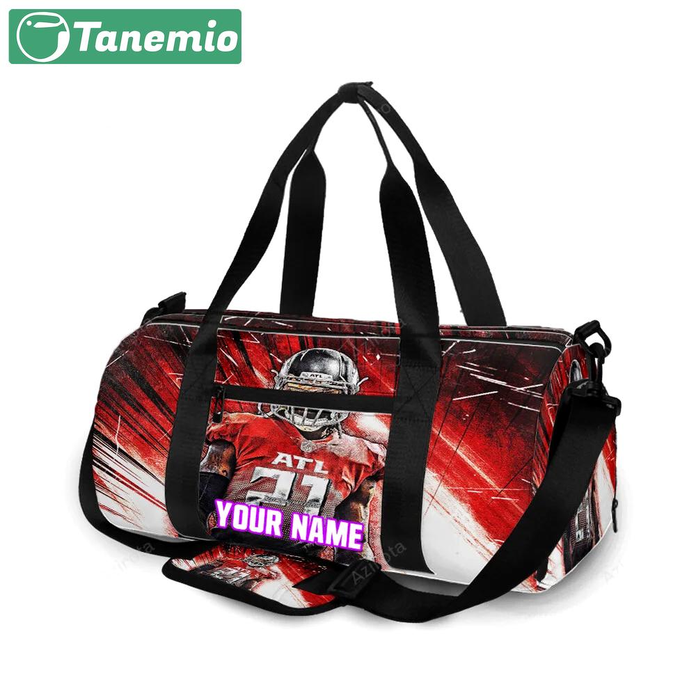 Atlanta falcons todd gurley 21 v2 personalized name travel bag gym bag 2077 Travel Bag