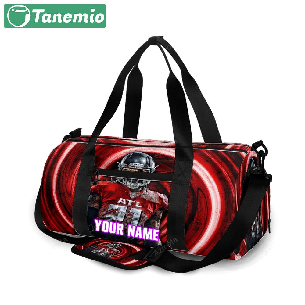 Atlanta falcons todd gurley 21 v3 personalized name travel bag gym bag 1802 Travel Bag