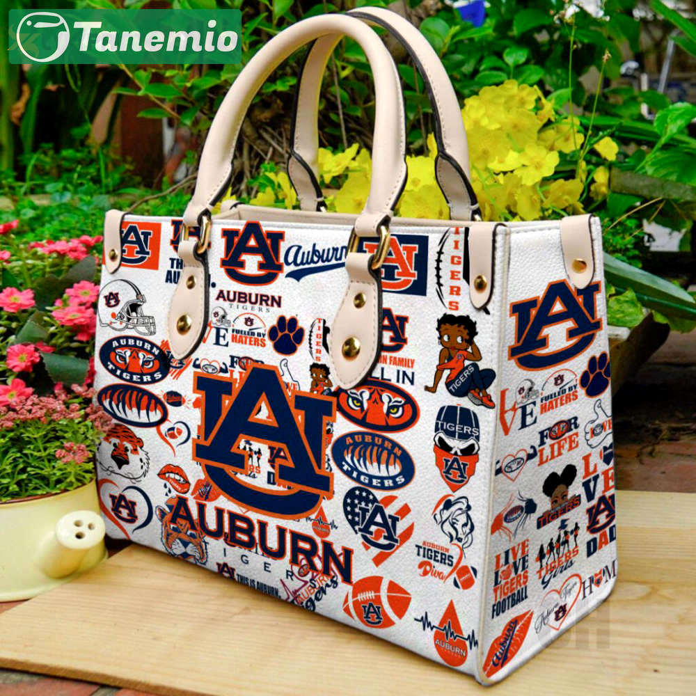 Auburn tigers leather handbag for women gift 2436 Women Leather Hand Bag
