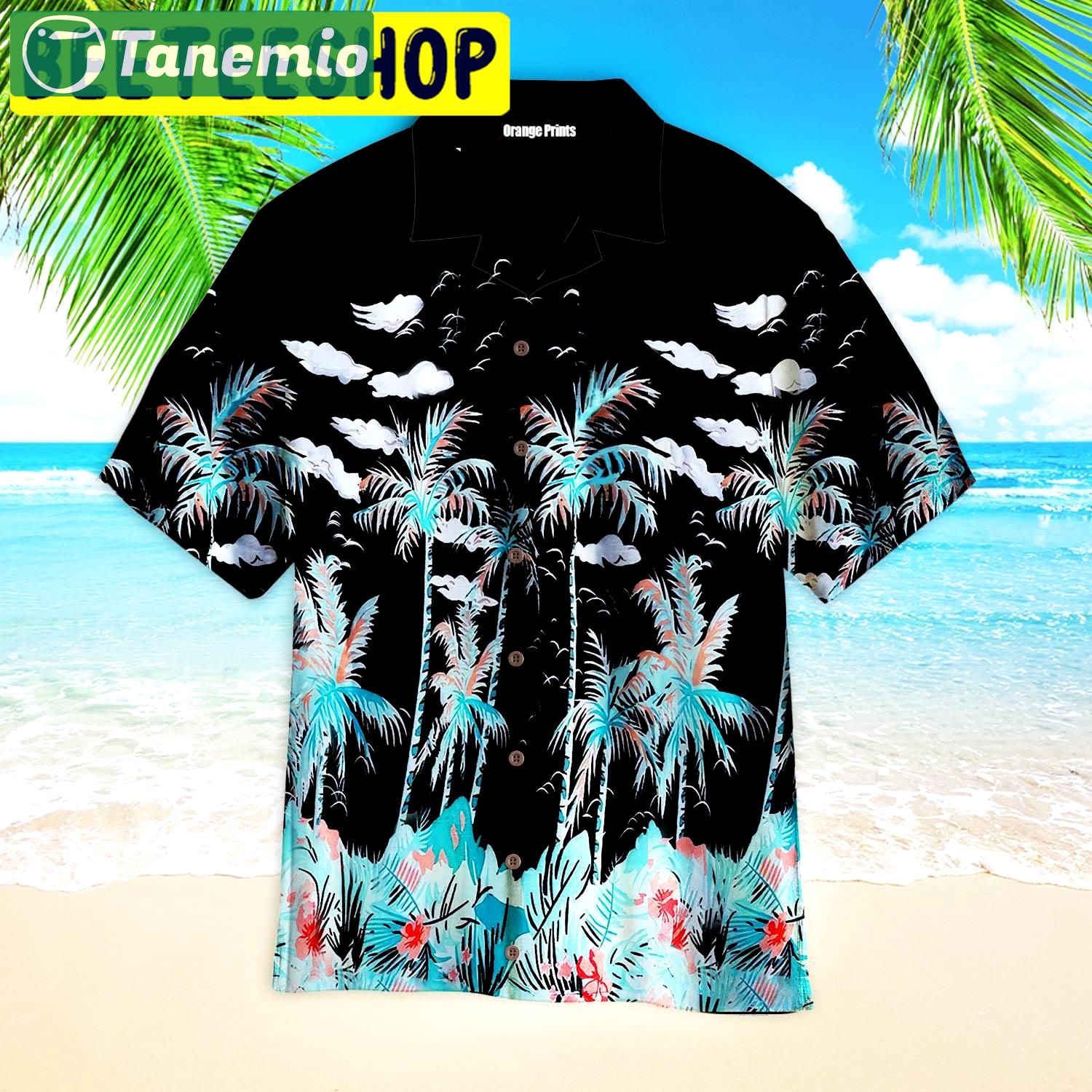 Awesome tropical beach hawaiian shirt Hawaii Shirt Shorts & Flip Flops