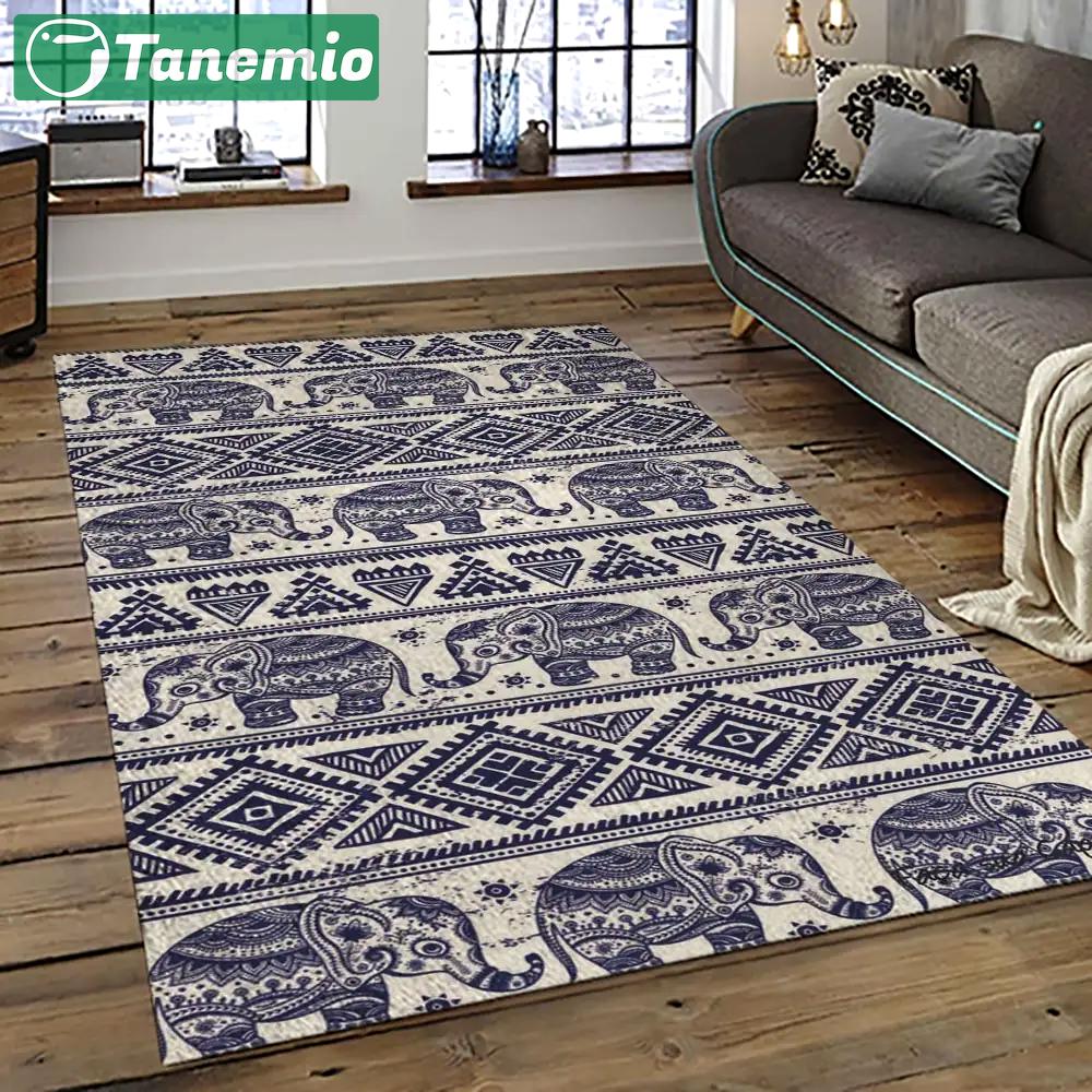 Aztec southwestern geometric shape pattern carpet area rug best gift for home decor event gift asg27 Rectangle Rug