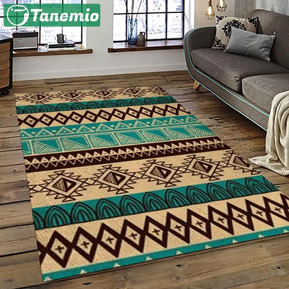 Aztec southwestern geometric shape pattern carpet area rug best gift for home decor event gift asg50 Rectangle Rug