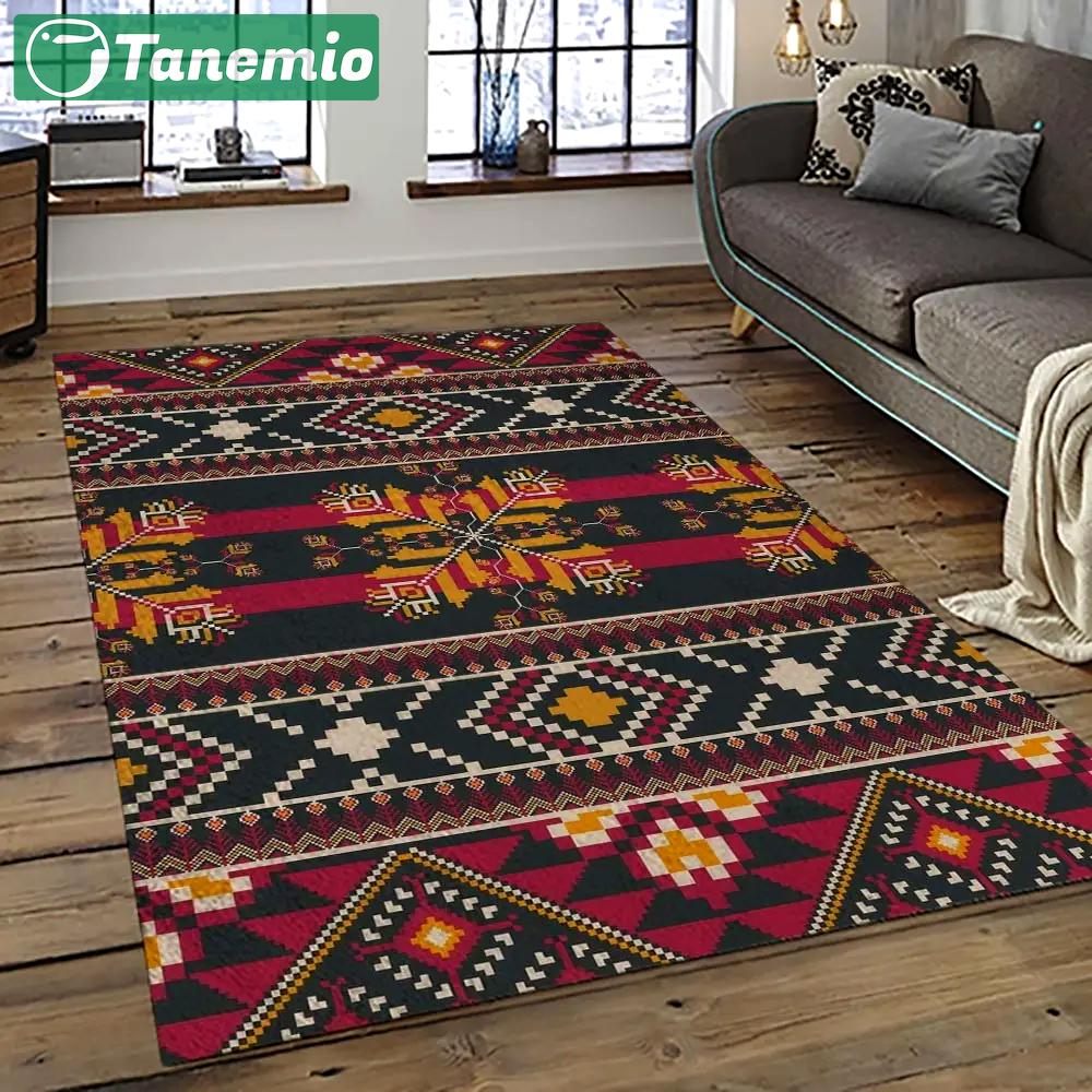 Aztec southwestern geometric shape pattern carpet area rug best gift for home decor event gift asg81 Rectangle Rug