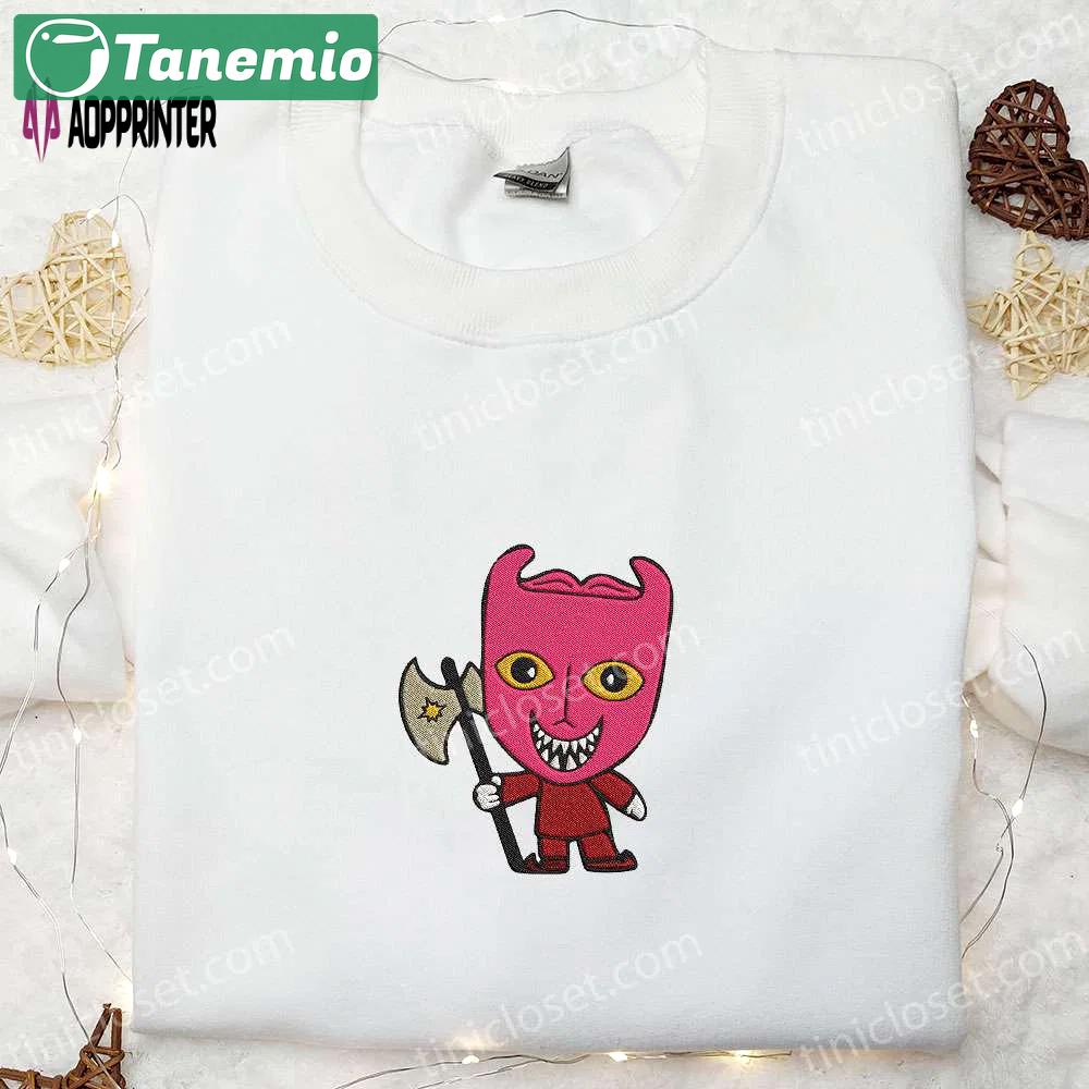 Baby lock embroidered sweatshirt – nightmare before christmas hoodie: best halloween gift ideas Embroidered Shirt