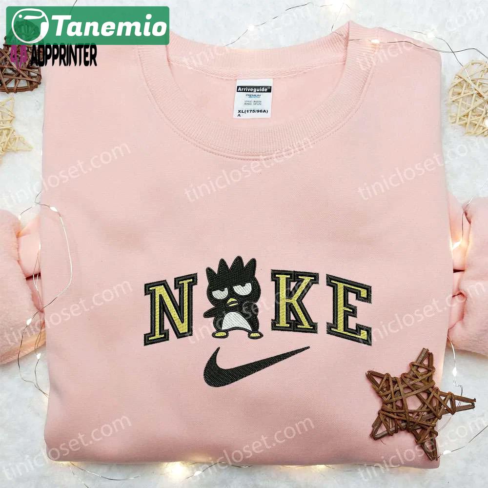 Badtz maru x nike & hello kitty cartoon embroidered shirts: nike-inspired apparel for fun & style Embroidered Shirt