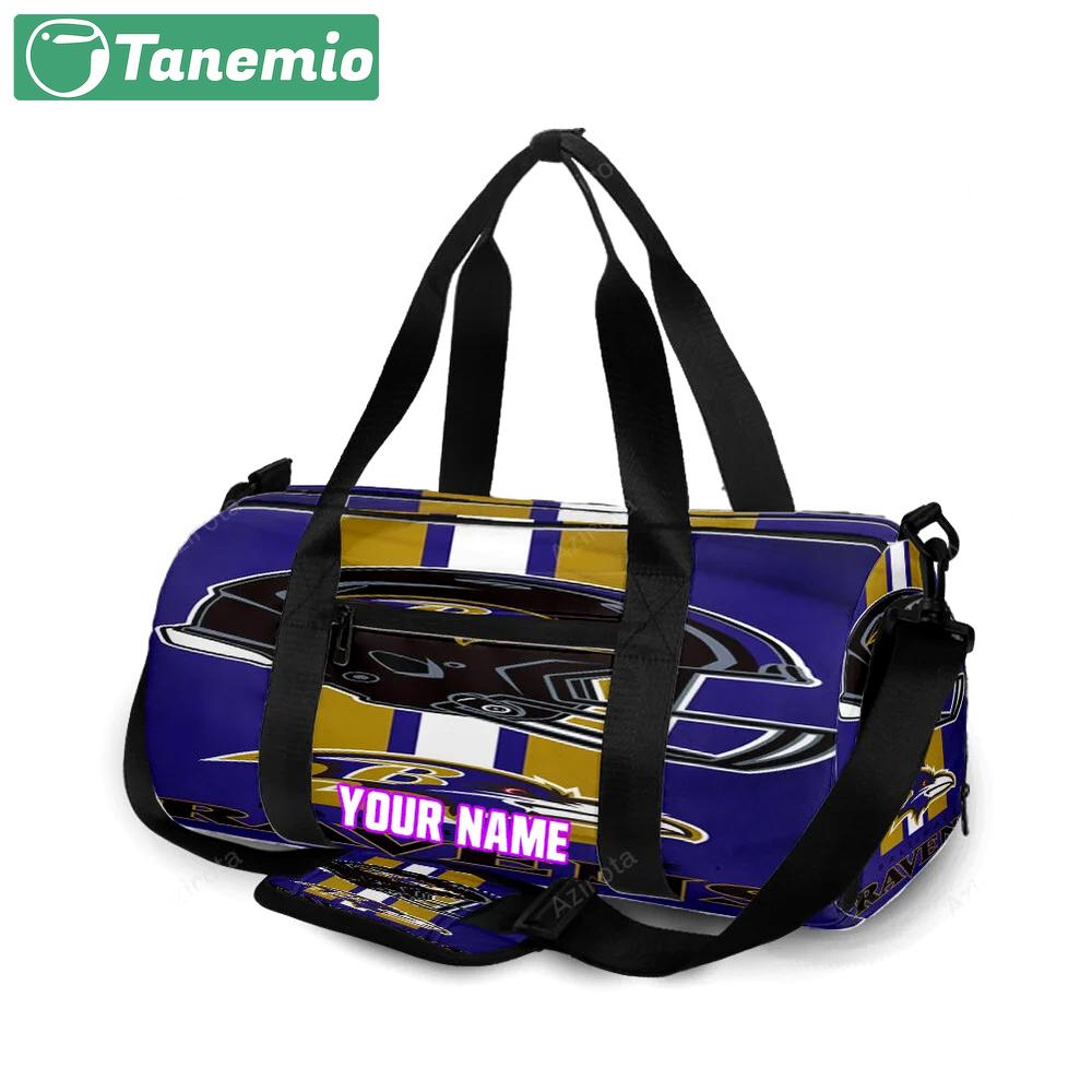 Baltimore ravens helmet4 personalized name travel bag gym bag 730 Travel Bag