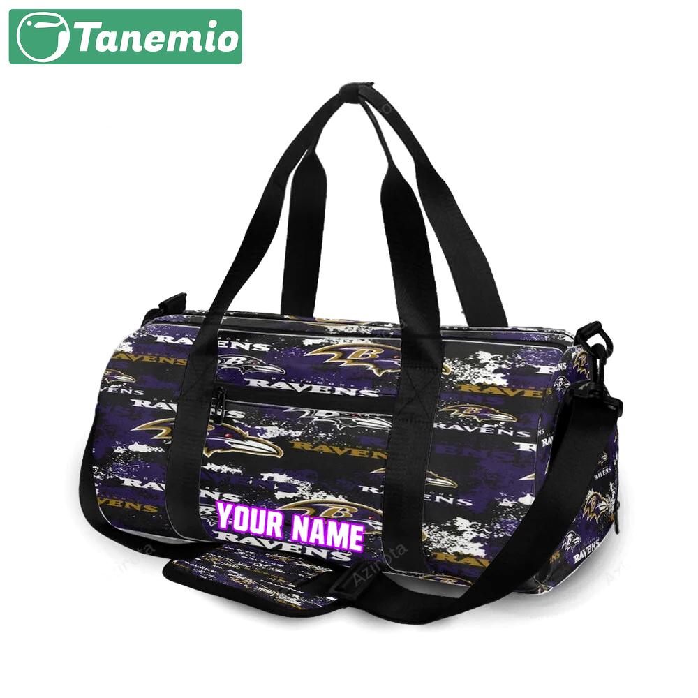 Baltimore ravens logo17 personalized name travel bag gym bag 1476 Travel Bag