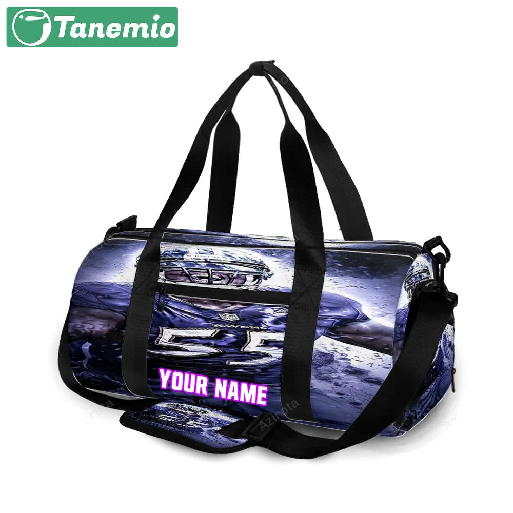 Baltimore ravens player no 55 personalized name travel bag gym bag 680 Travel Bag