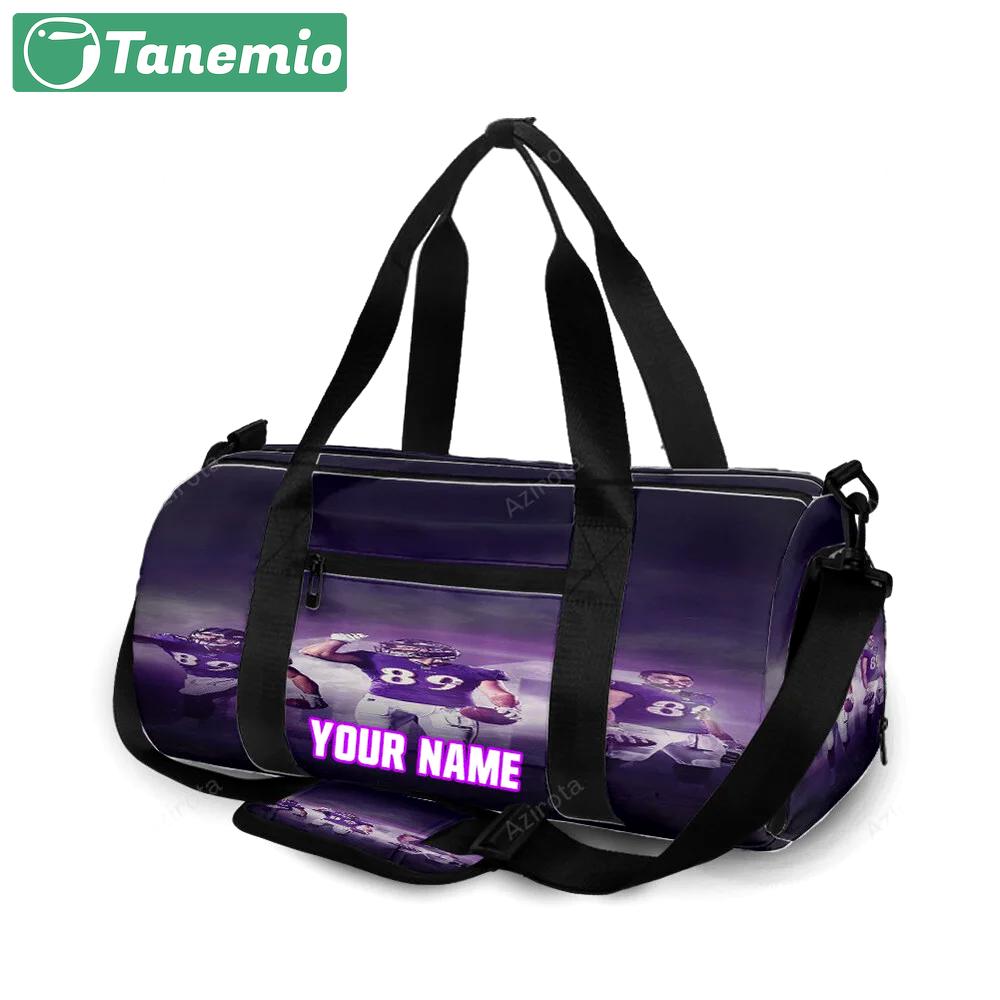 Baltimore ravens team10 personalized name travel bag gym bag 717 Travel Bag
