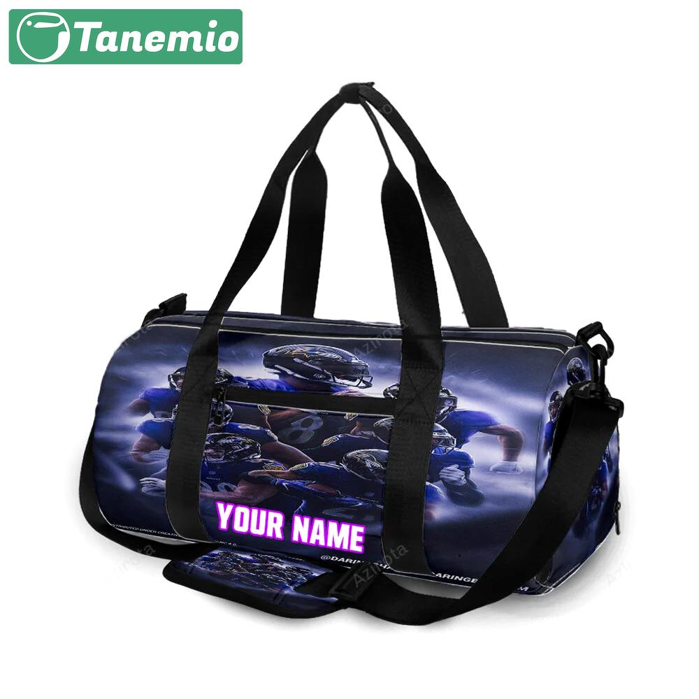 Baltimore ravens team13 personalized name travel bag gym bag 2071 Travel Bag