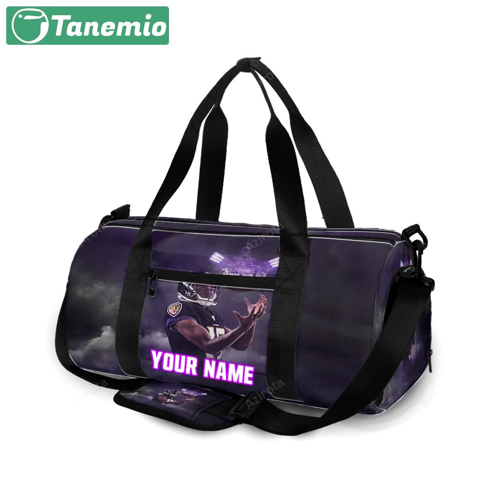 Baltimore ravens team23 personalized name travel bag gym bag 52 Travel Bag