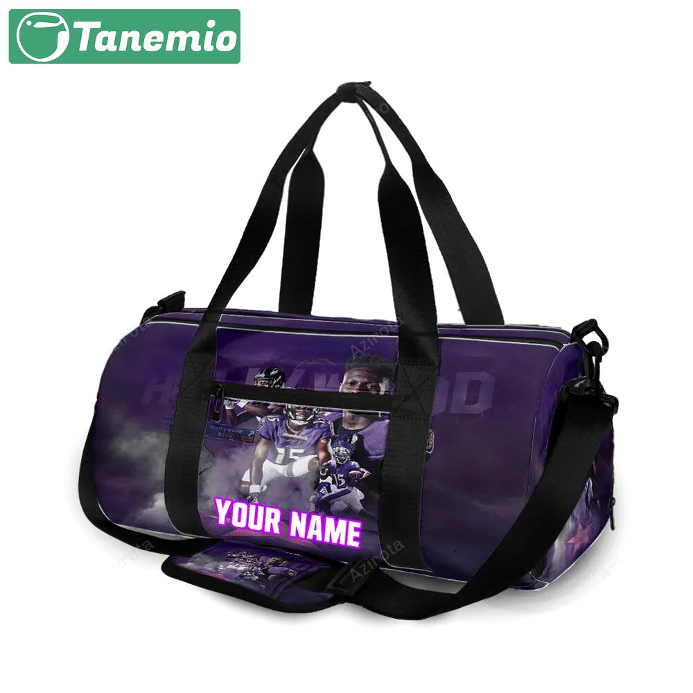 Baltimore ravens team9 personalized name travel bag gym bag 1133 Travel Bag