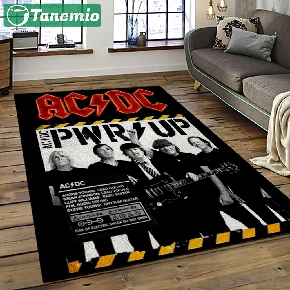 Band ac/dc music carpet rectangle area rug for living room bedroom decor acdc25 Rectangle Rug