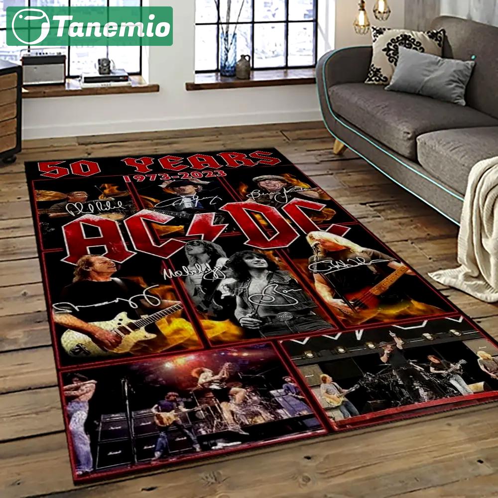 Band ac/dc music carpet rectangle area rug for living room bedroom decor acdc39 Rectangle Rug