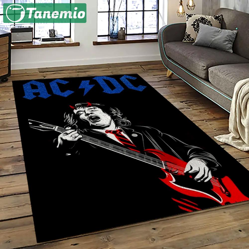 Band ac/dc music carpet rectangle area rug for living room bedroom decor acdc54 Rectangle Rug