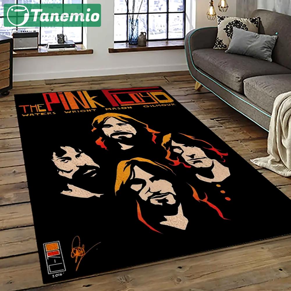 Band pink floyd music carpet rectangle area rug for living room bedroom decor pfo59 Rectangle Rug