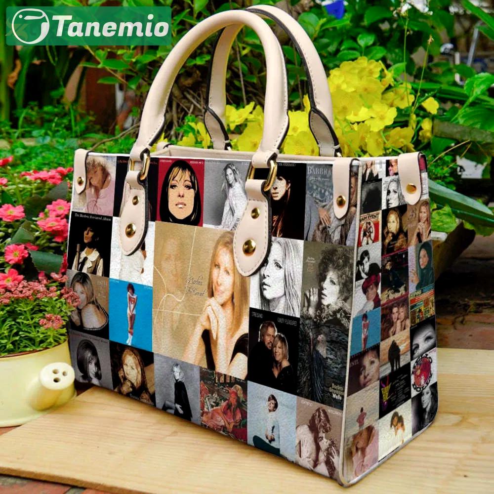 Barbra streisand 1 leather handbag gift for women 625 Women Leather Hand Bag