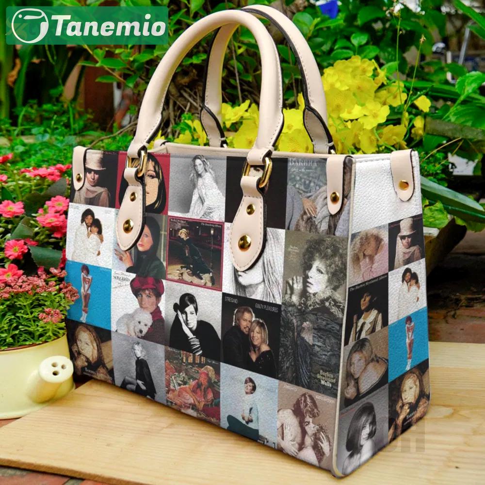 Barbra streisand leather bag for women gift 1792 Women Leather Hand Bag
