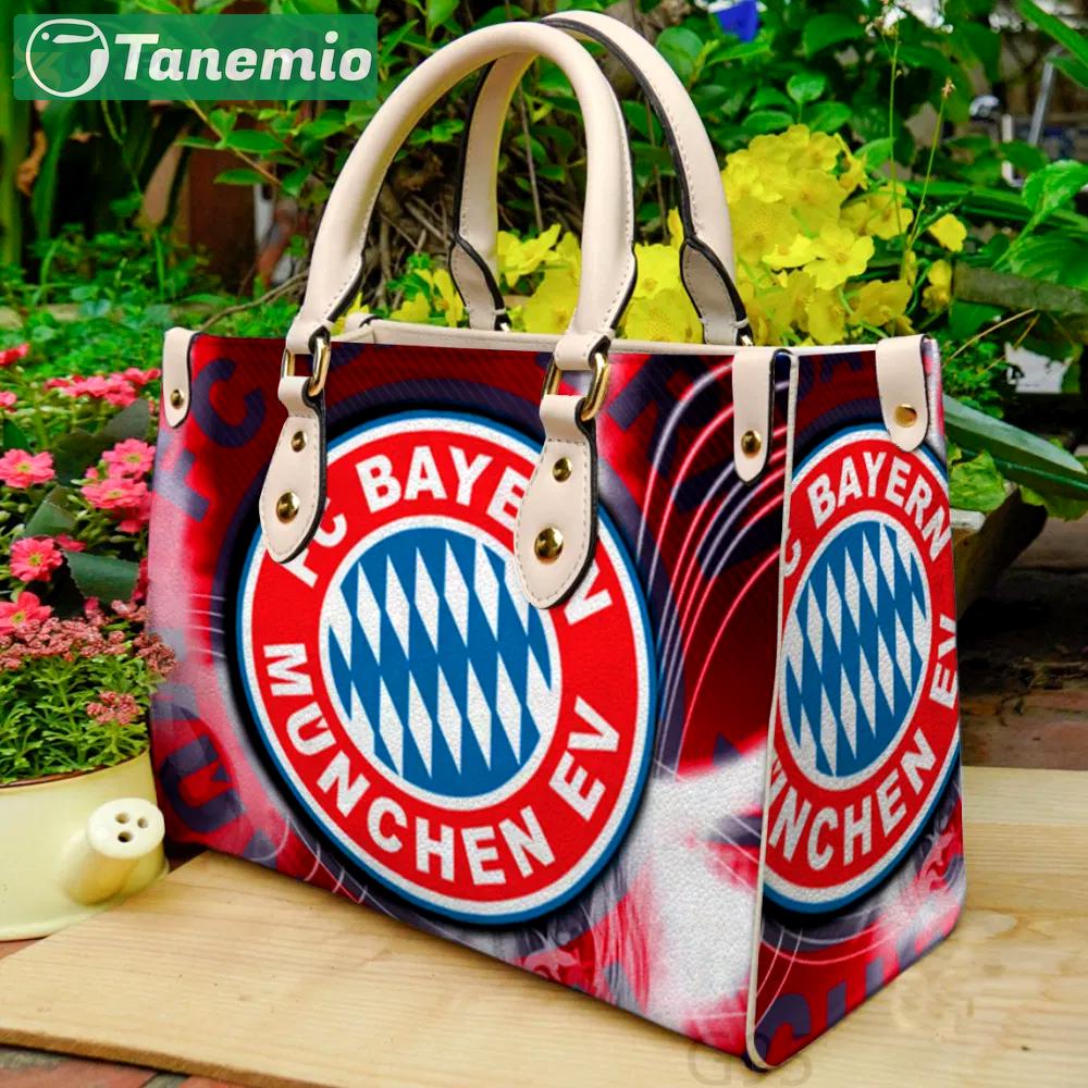 Bavarian luxury: bayern munich leather hand bag gift for women’s day – perfect women s day gift g95 3495 Women Leather Hand Bag