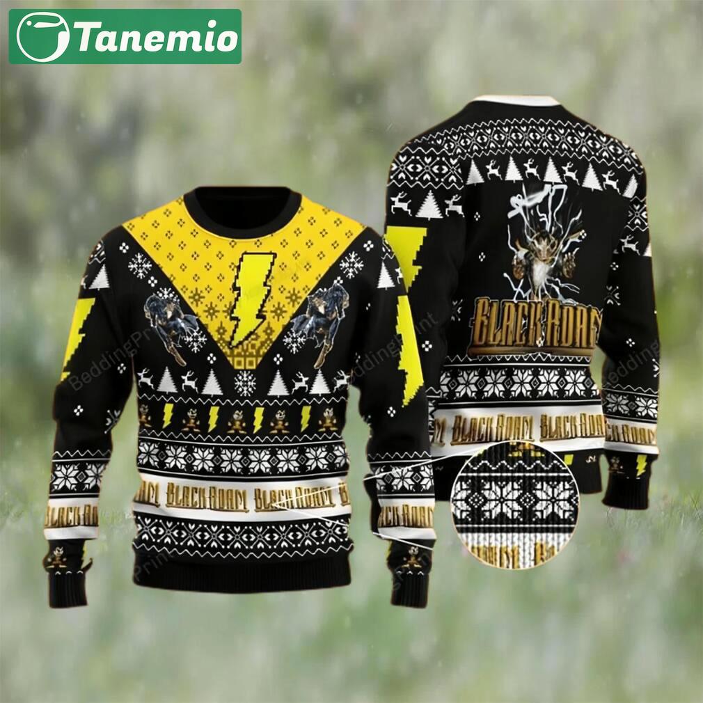 Black adam ugly christmas sweater Christmas Ugly Sweater