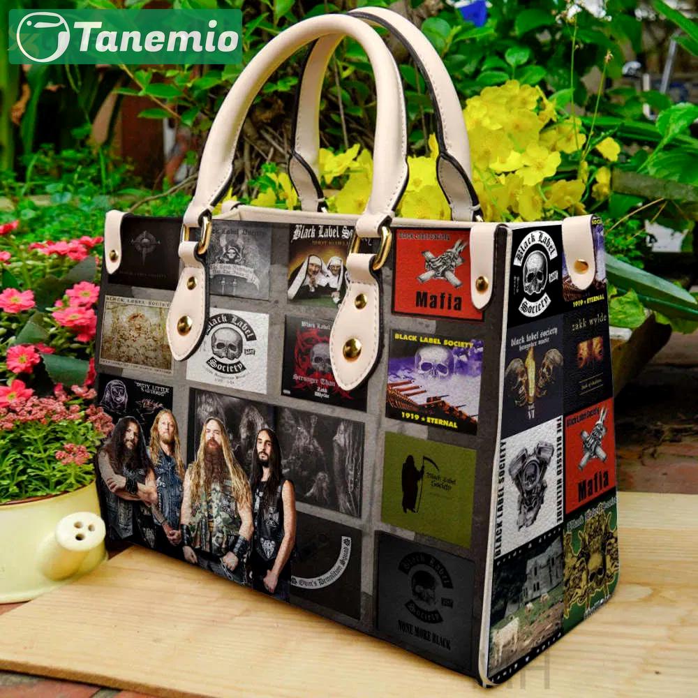 Black label society 1 leather handbag for women gift 1 4082 Women Leather Hand Bag
