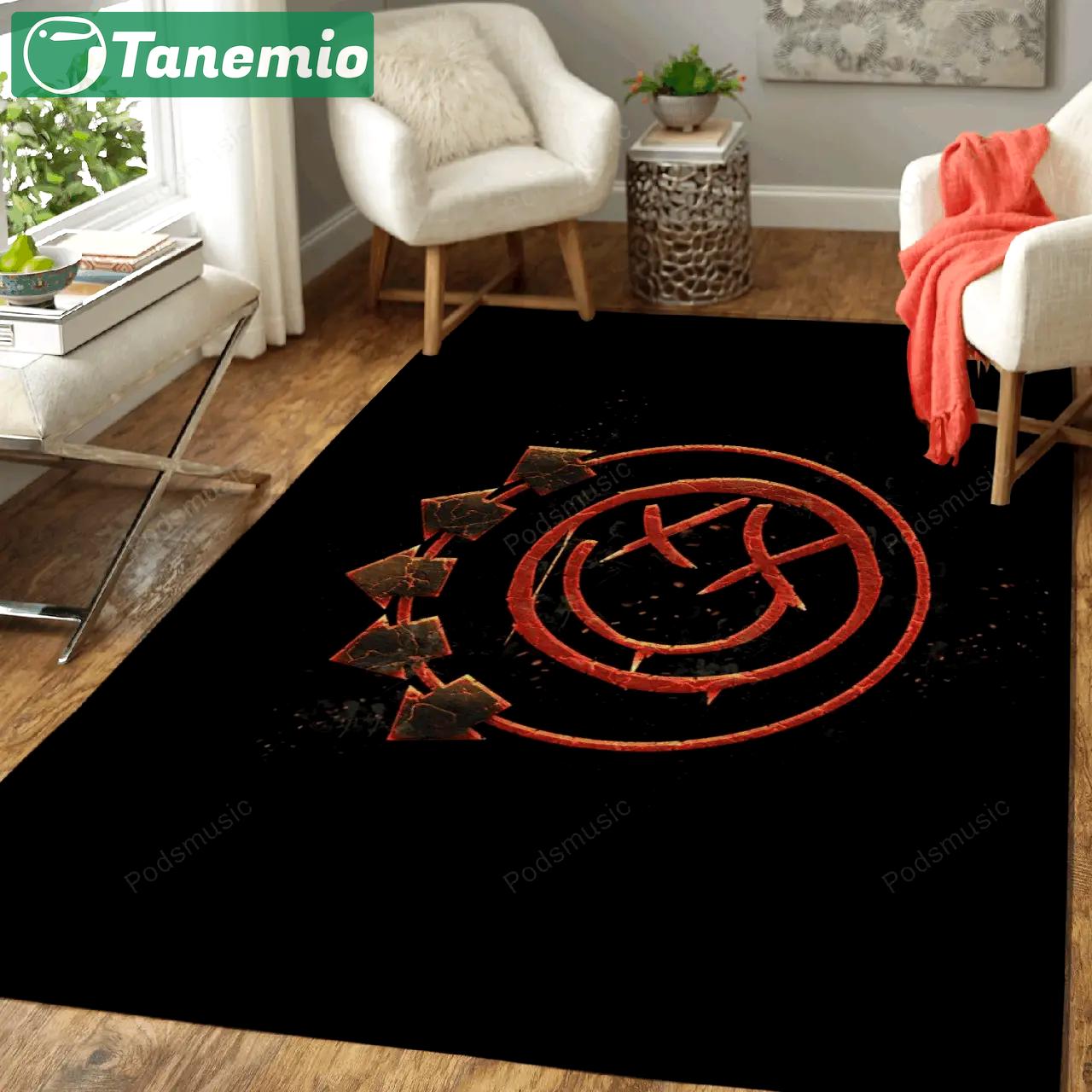 Blink 182 music bands art for fans area rug living room carpet rug regtangle carpet floor decor home decor Rectangle Rug
