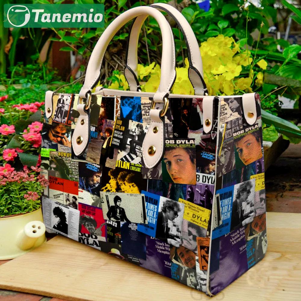 Bob dylan 1 leather bag for women gift 887 Women Leather Hand Bag