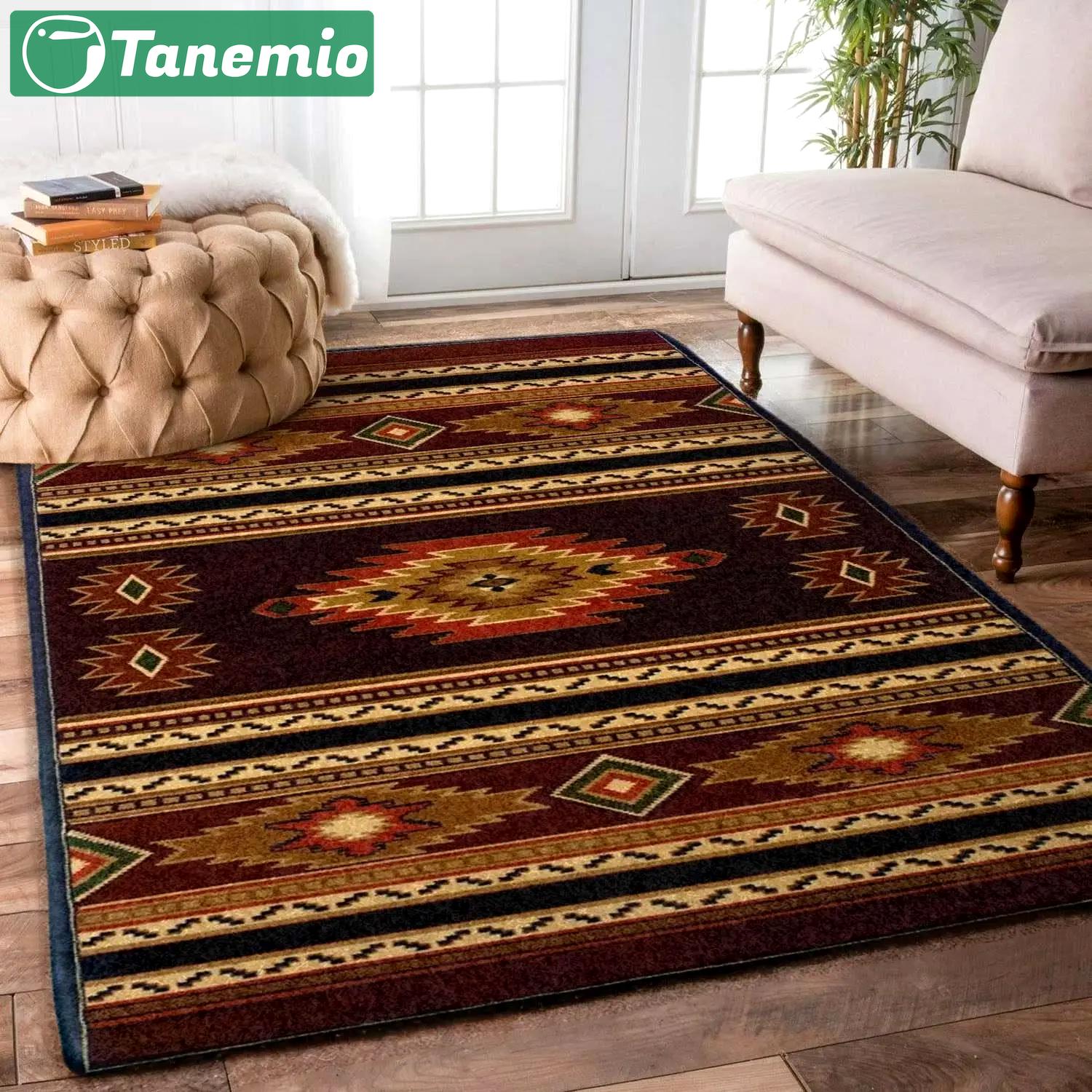 Boho vintage pattern area rug for home decor Rectangle Rug