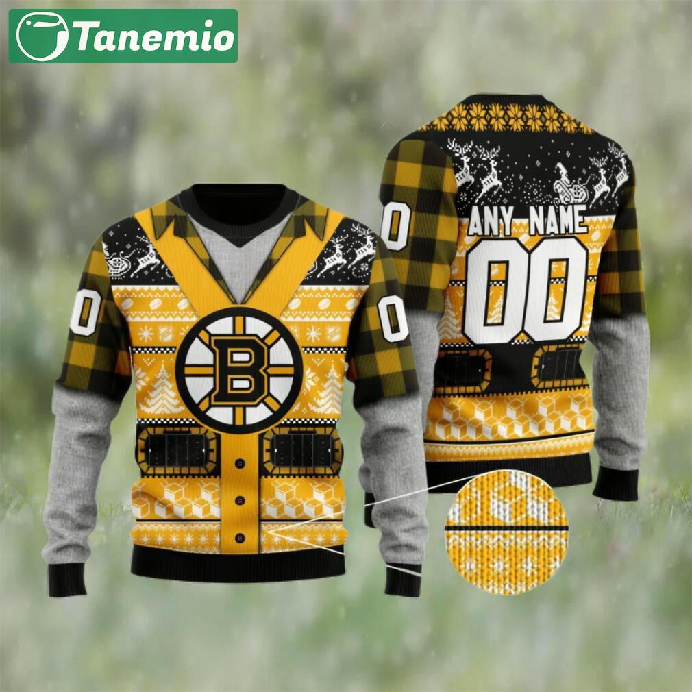 Boston bruins personalized ugly christmas sweater Christmas Ugly Sweater