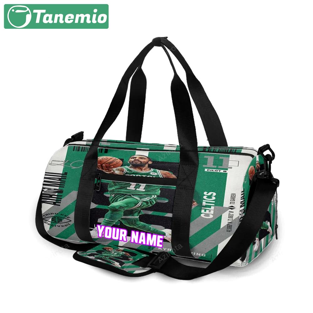 Boston celtics kyrie irving air mail personalized name travel bag gym bag 1064 Travel Bag