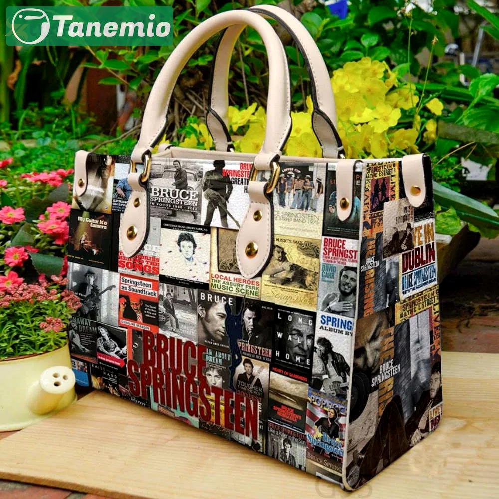Bruce springsteen 4 leather handbag for women gift 4405 Women Leather Hand Bag