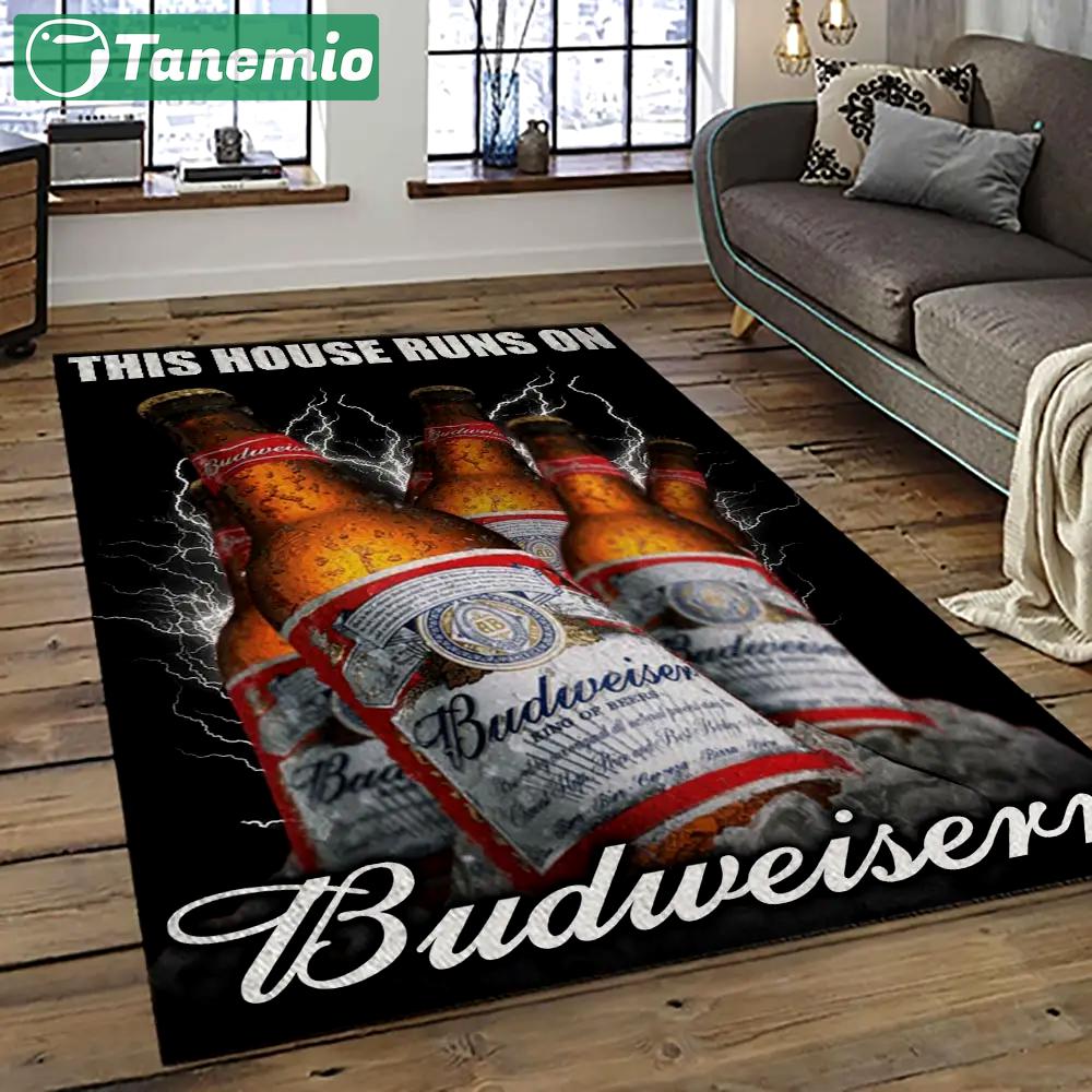 Budweiser american style beer retangle carpet area rug home decor gift best present for friends bw34 Rectangle Rug